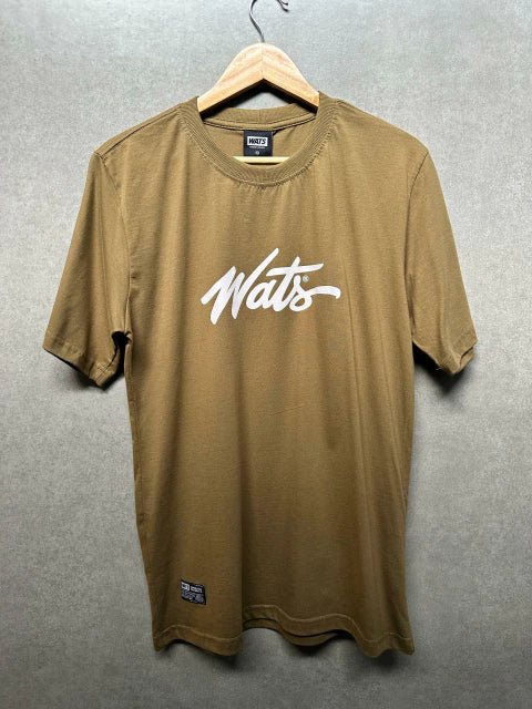 Camiseta Wats Tag Caqui