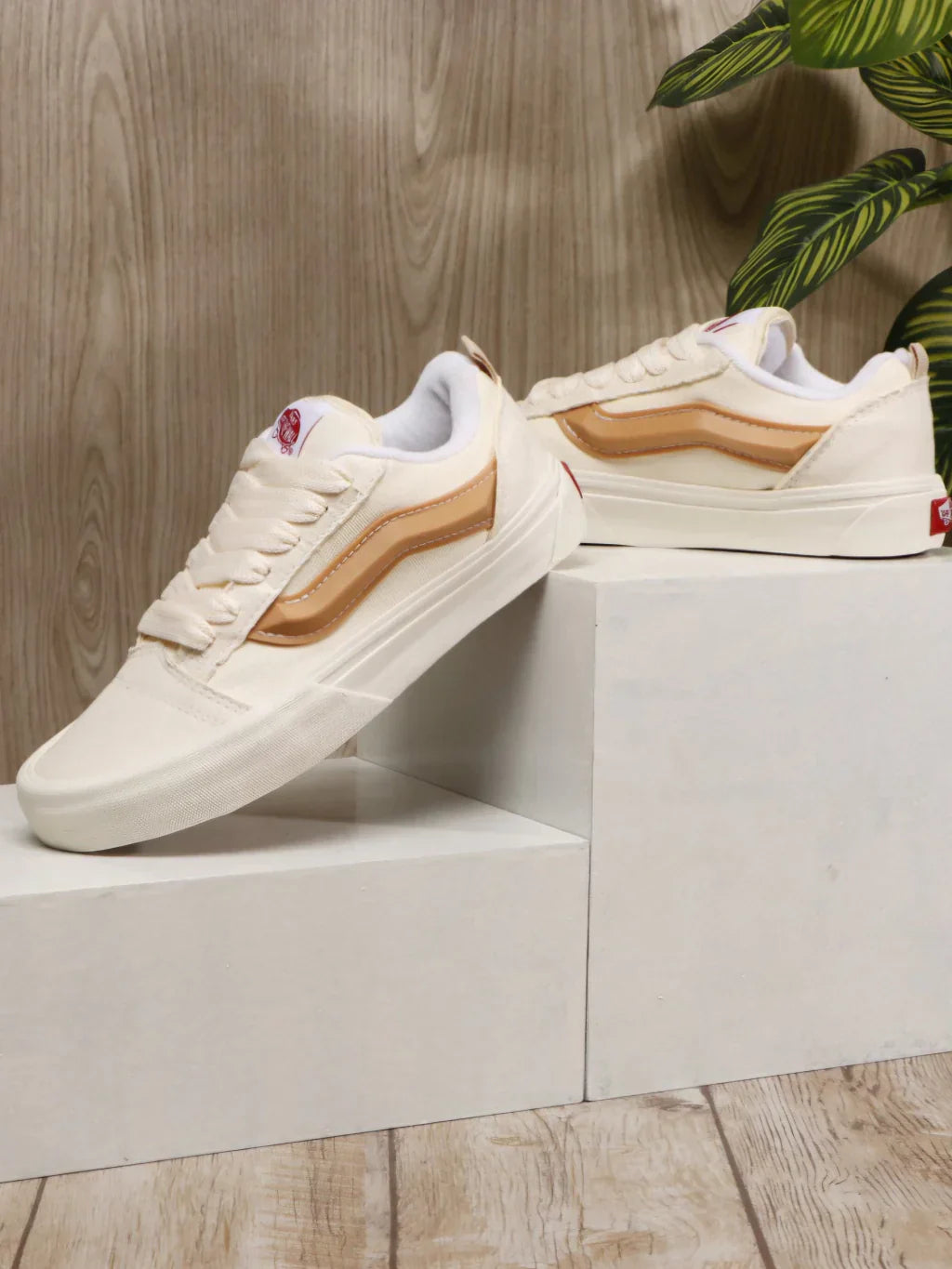 Vans Knu Skool Off White Champangne/Marrom