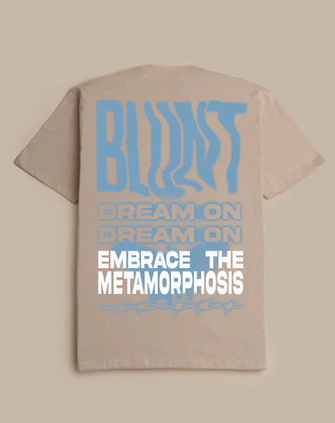 Camiseta Blunt Oversized Metamo - Creme