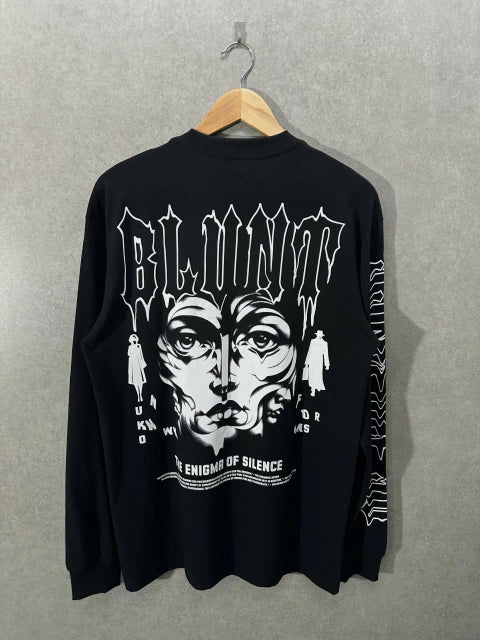 Camiseta Manga Longa Blunt Enigma Preto