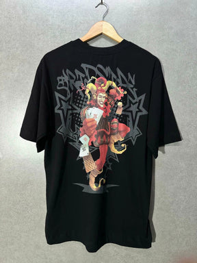 Camiseta Oversized Trip Side Court Jester Preta