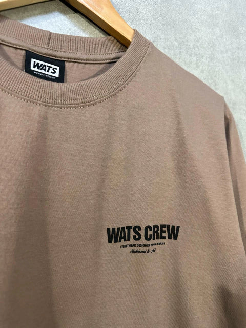 Camiseta Wats Crew Capuchino