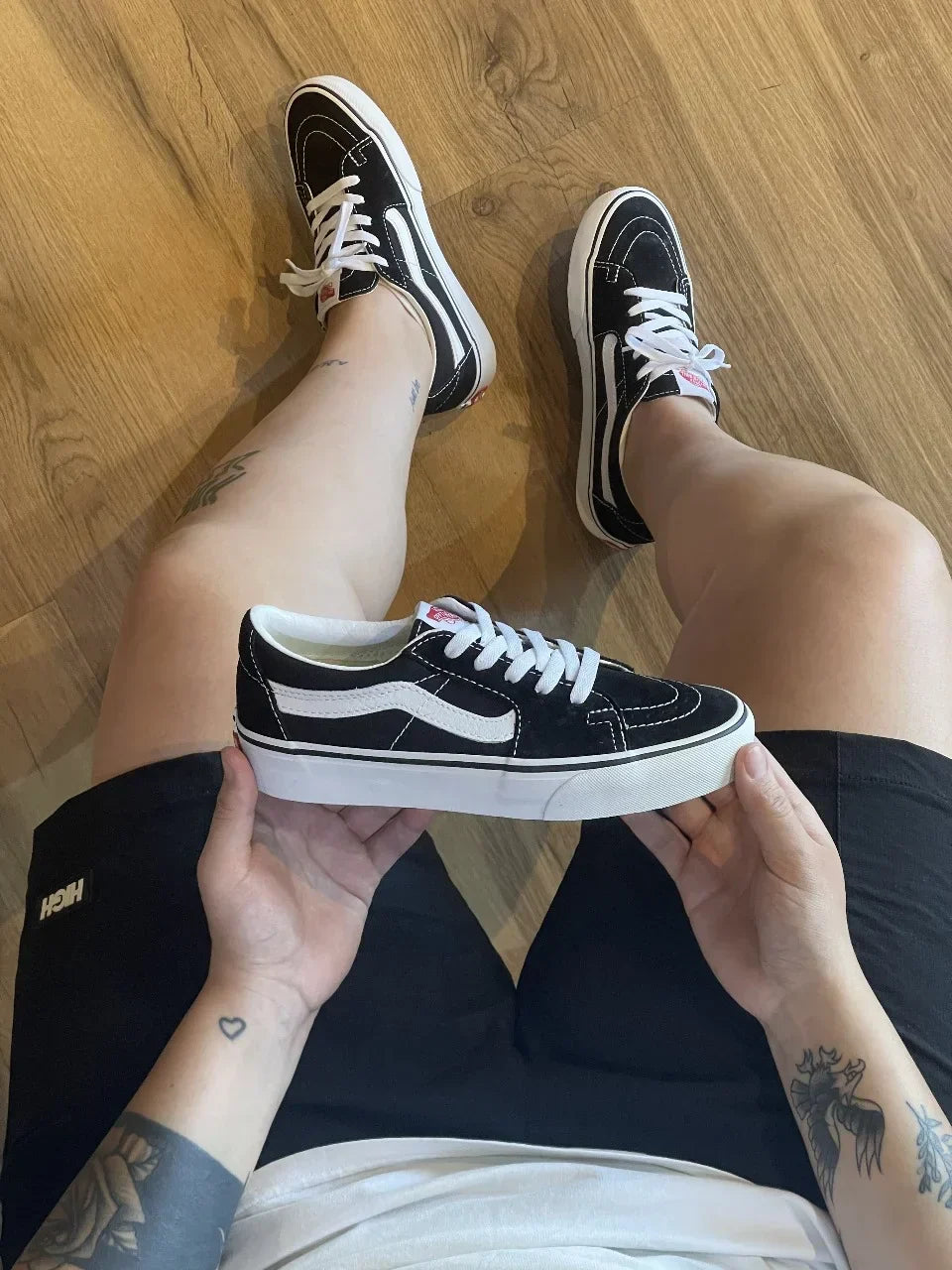 Vans SK8-Low Black/White
