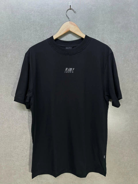 Camiseta Plano C Logo Gradient Preto