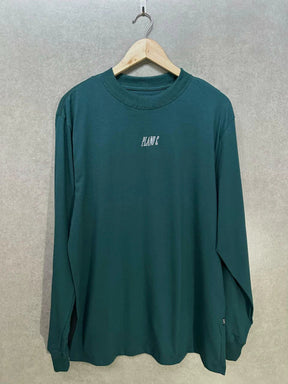 Camiseta Manga Longa PC Sleeve Logo Verde