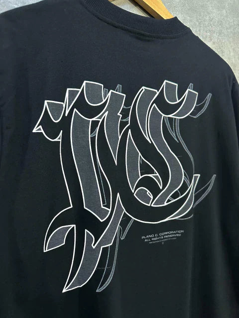 Camiseta Plano C Outline Preto