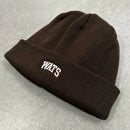 Gorro Wats College Marrom