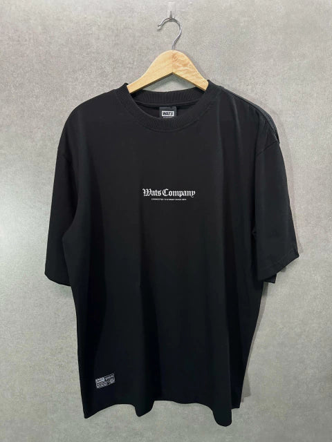 Camiseta Oversized Wats Gothic Preta