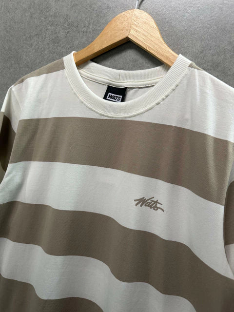 Camiseta Listra Wats Caqui/Offwhite