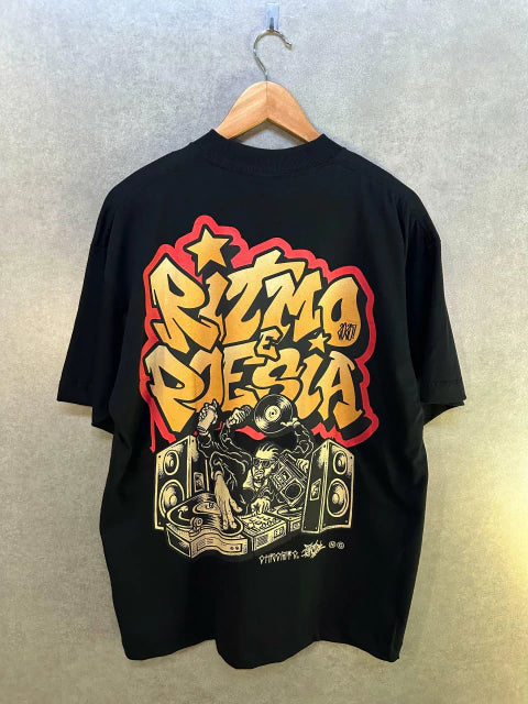 Camiseta Chronic/Thaid Ritmo e Poesia - Preta