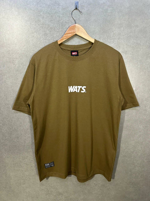 Camiseta Wats Logo Central - Caqui