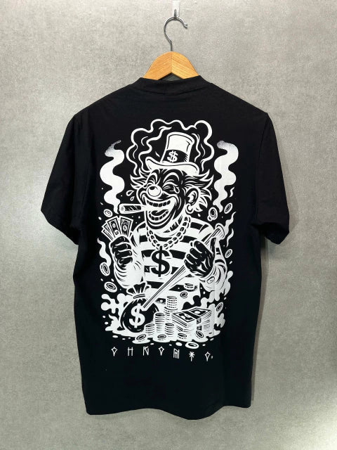 Camiseta Chronic Cash Clown Preto