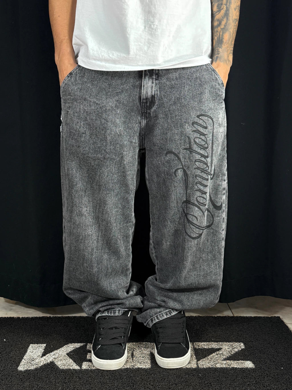 Calça Baggy Jeans Sky Blue