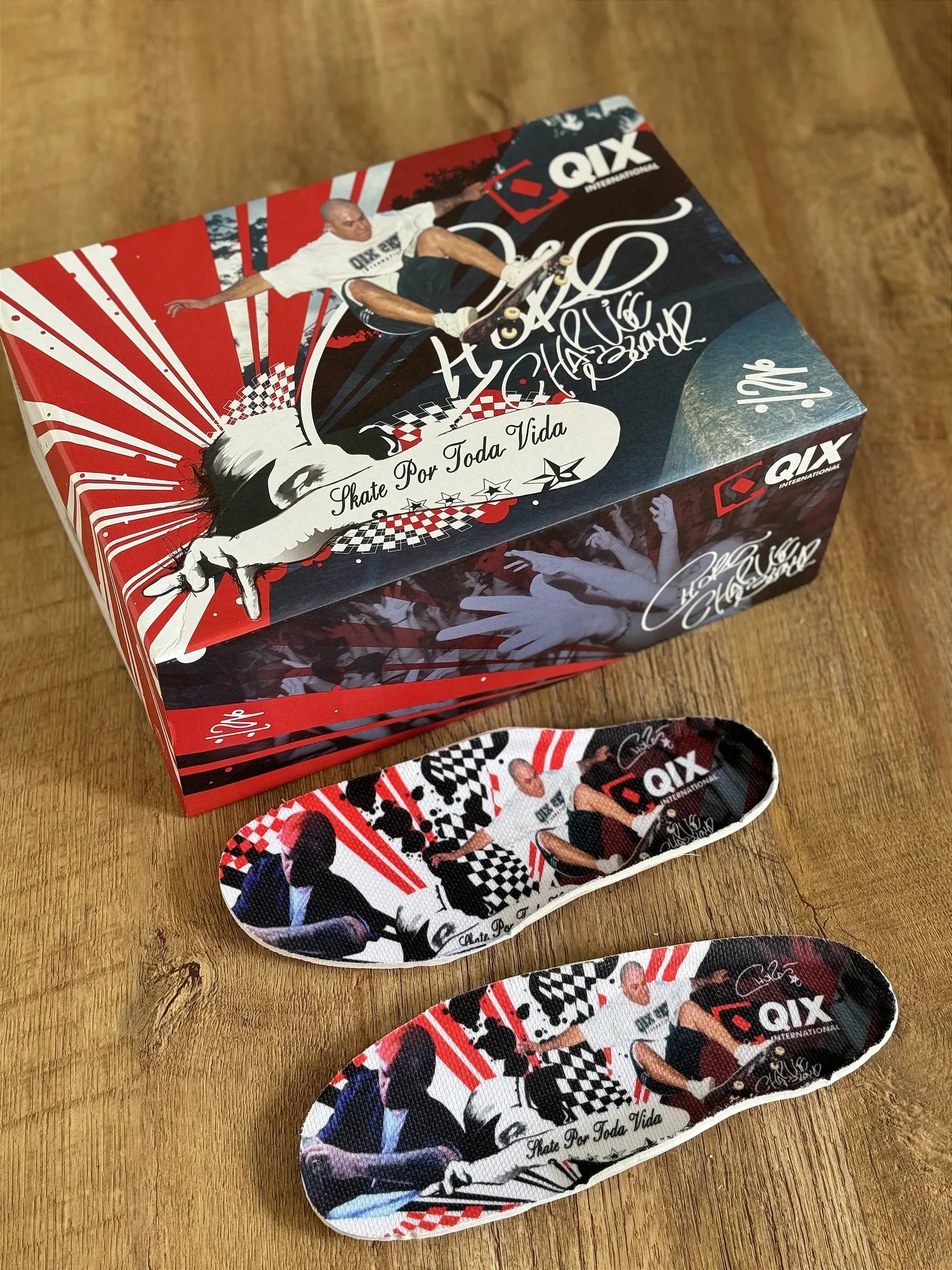 Qix Skate Chorao 1 Branco/Vermelho