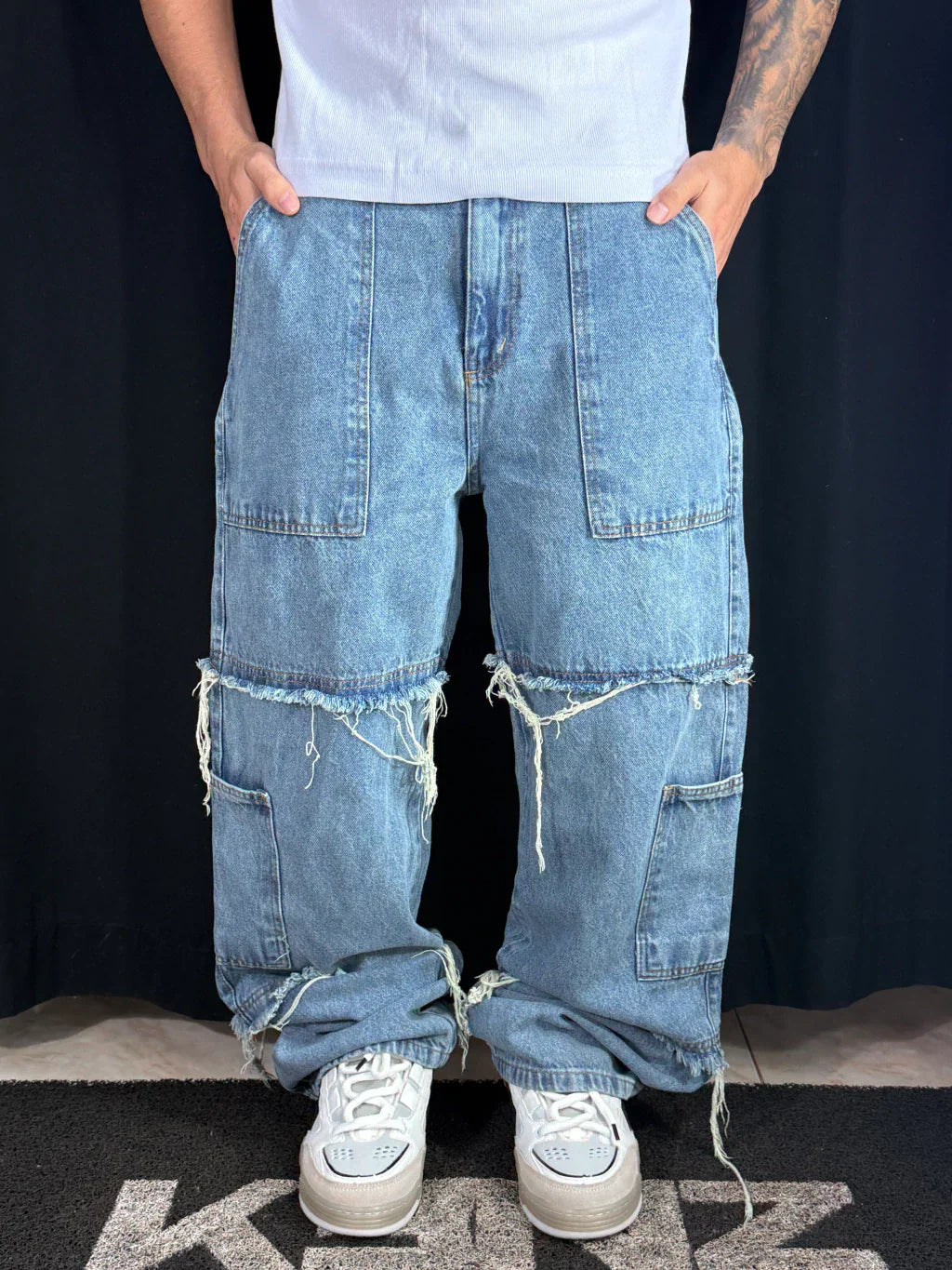 Calça Jeans Reta Vintage