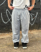 Calça Moleton Baggy Mj Cinza