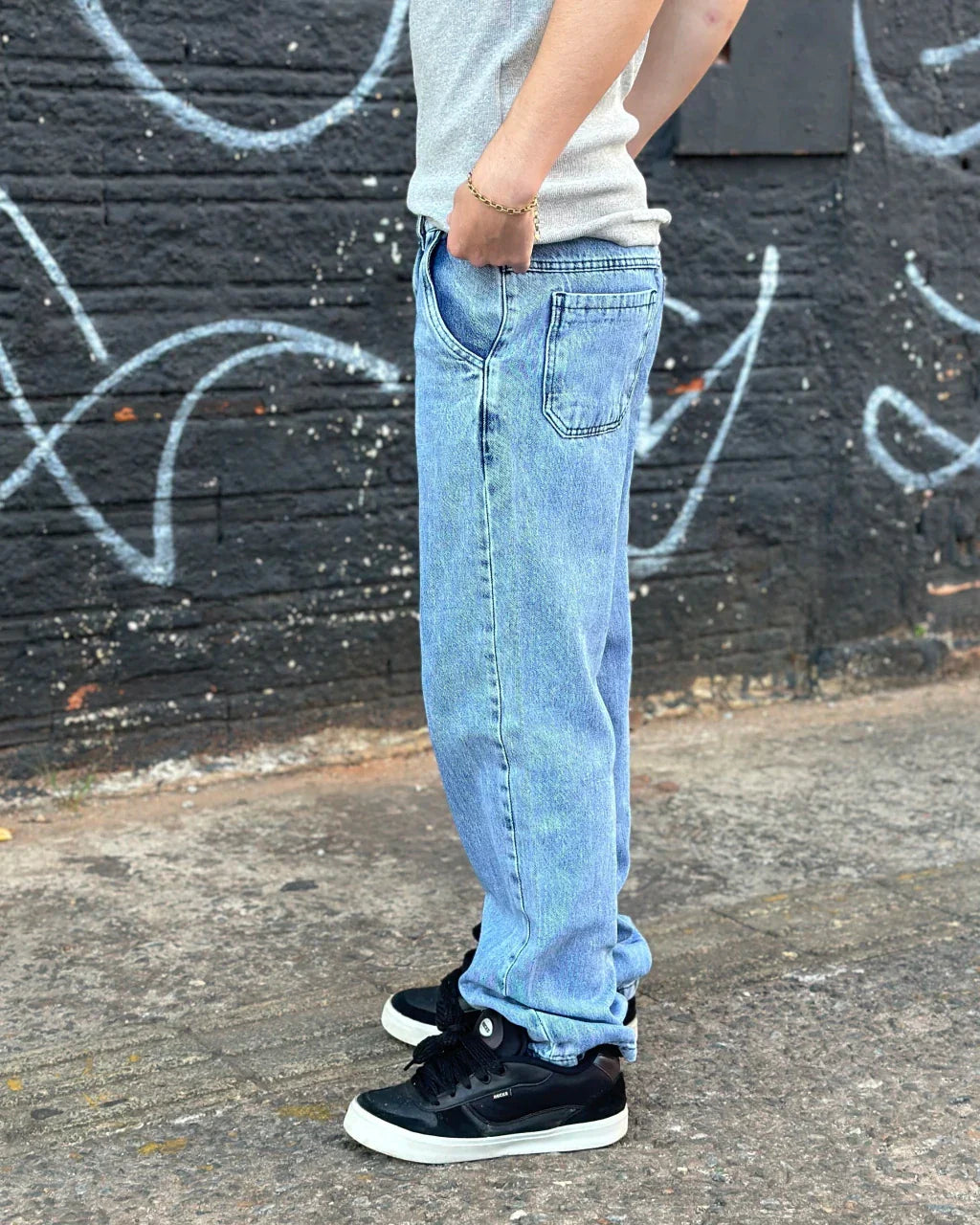 kit 2 Calças Skull Jeans Reta Estonadas K2