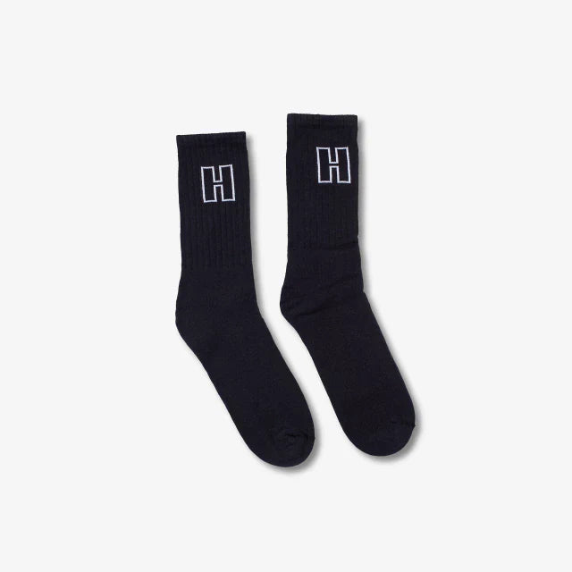 Meia Cano Médio Hocks Agah Preta