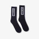 Meia Cano Médio Hocks Box Logo Preta