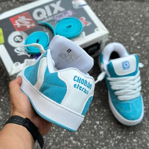 Qix Chorão Lado B Turquesa Branco